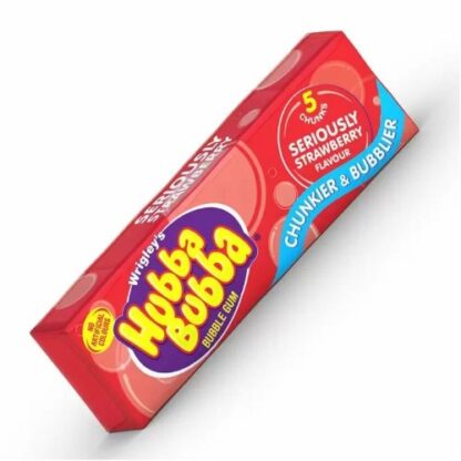 Hubba Bubba Strawberry Bubble Gum 35g