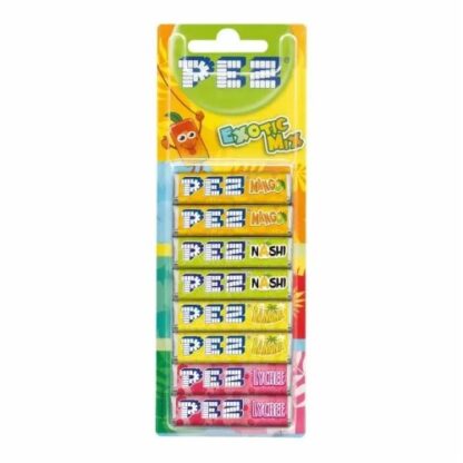 Pez Exotic Mix Refills 8 Pack 68g