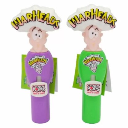 Warheads Candy Pop Push N Twist Lollipop 8g