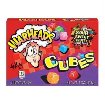 Warheads Sour Chewy Cubes Theatre Box113g