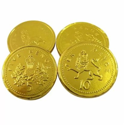 Gold Milk Chocolate Coins 5g