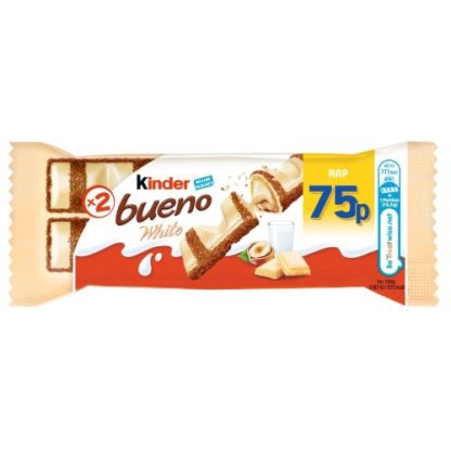 Kinder Bueno White 39g Bar 75p PMP