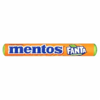 Mentos Chewy Dragees Fanta Orange Flavour 37.5g