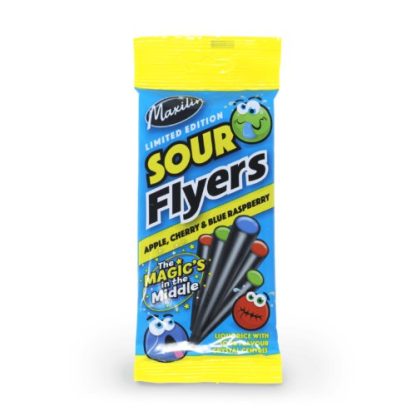 Sour Liquorice Flyers Bags 75g