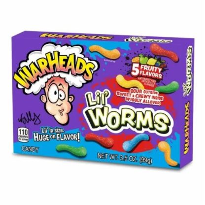 Warheads Lil' Worms Theatre Box 99g