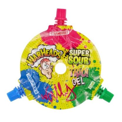 Warheads Super Sour Trio Gel Wheel 51g