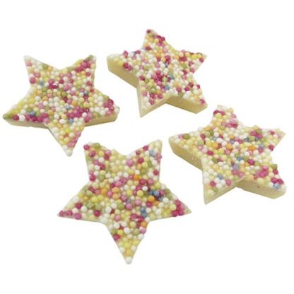 White Chocolate Snowie Stars 10g